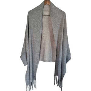 Soia & Kio Grey Cozy Scarfigan One Size
